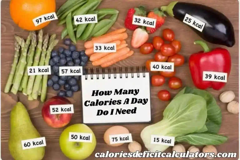 How Many Calories A Day Do I Need